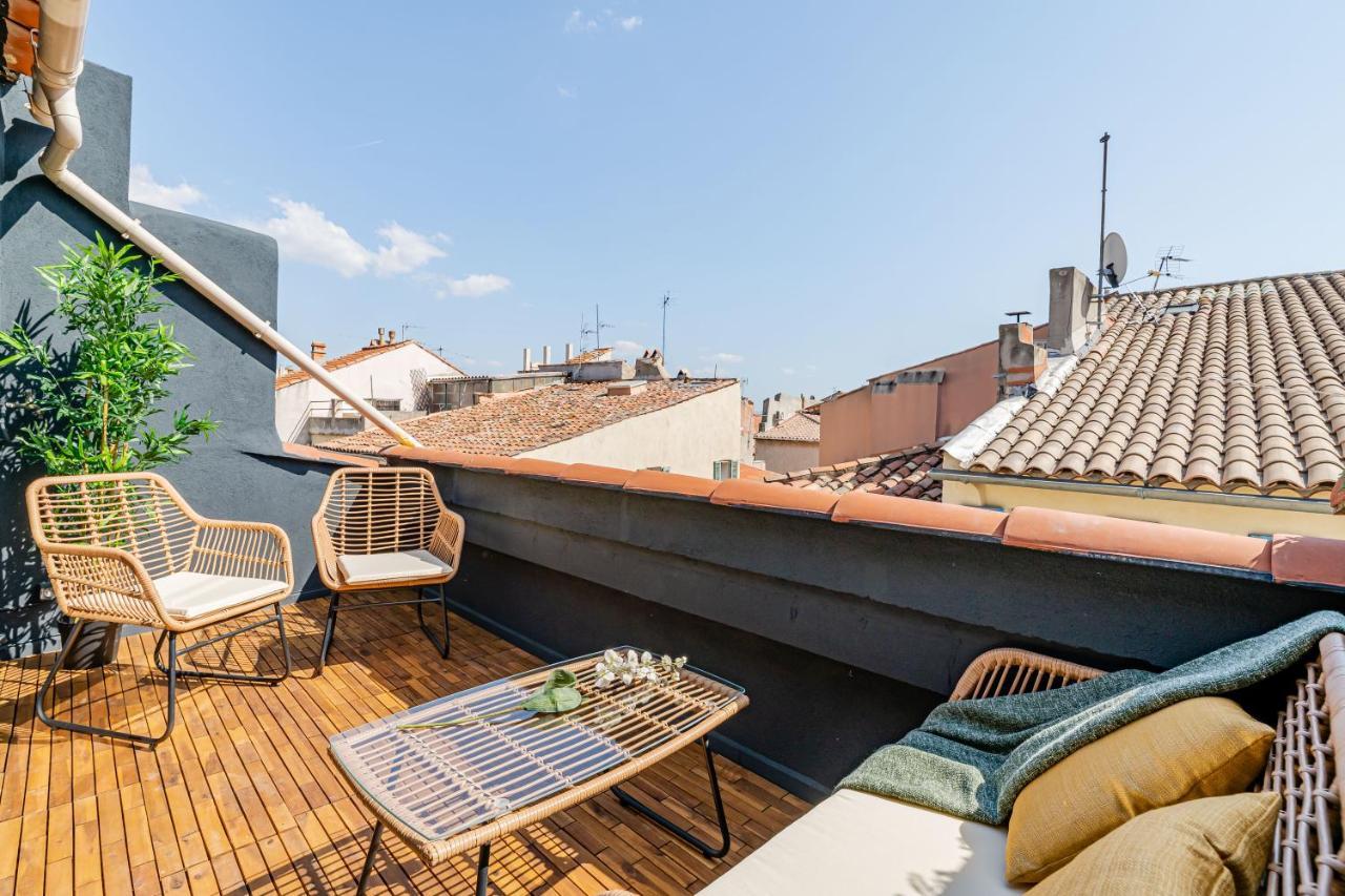 Loft En Ville - Duplex Terrasse Coeur Historique Avec Vue Degagee & Parking Souterrain Offert La Ciotat Eksteriør billede